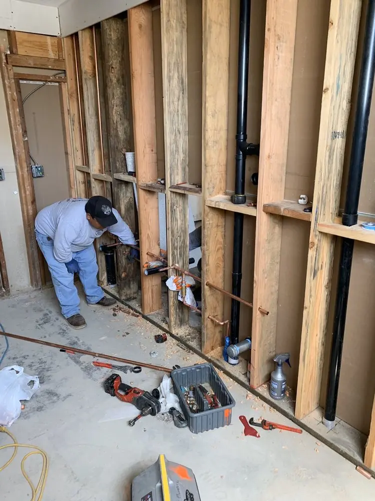 Commercial rough-in plumbing for Commercial Plumbing in Concord Chase